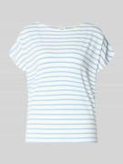 s.Oliver RED LABEL Oversized T-Shirt aus Viskose-Mix in Hellblau, Größ...