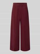 Marc O'Polo Denim Weite Hose aus Lyocell in Bordeaux, Größe L