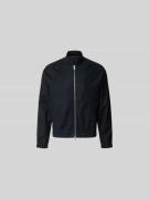 Officine Générale Bomberjacke aus Baumwoll-Mix in Anthrazit, Größe L