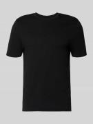 MCNEAL Regular Fit T-Shirt mit Rundhalsausschnitt in Black, Größe L