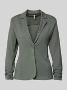 Soyaconcept Blazer mit Raffungen Modell 'Siham' in Khaki, Größe L