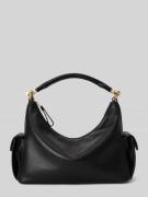 Lauren Ralph Lauren Henkeltasche aus echtem Rindsleder in Black, Größe...