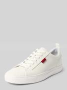 HUGO Sneaker mit Zugschlaufe Modell 'Morrie' in Weiss, Größe 43