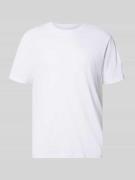 MCNEAL Regular Fit T-Shirt mit Rundhalsausschnitt in Weiss, Größe L