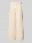 Soyaconcept Wide Leg Sweatpants mit elastischem Bund in Offwhite, Größ...