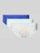 Sloggi Slim Fit Slip mit Logo-Print Modell 'Crush' im 3er-Pack in Hell...