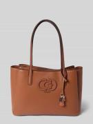 Guess Tote Bag in Leder-Optik Modell 'Isola' in Cognac, Größe 1