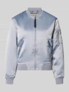 khujo Regular Fit Bomberjacke mit Stehkragen Modell 'Beth' in Eisblau,...