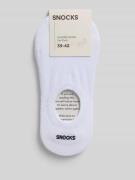 Snocks Socken mit Logo-Stitching im 2er-Pack in Weiss, Größe 39/42