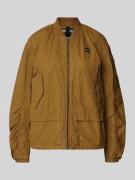 Blauer USA Jacke mit Label-Detail in Khaki, Größe L