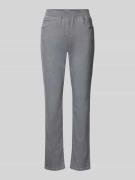 Raphaela By Brax Straight Fit Jeans mit elastischem Bund in Hellgrau, ...