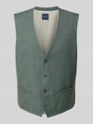 Christian Berg Men Weste mit Leistentaschen in Dunkelgruen, Größe 50