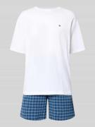 Tommy Hilfiger Regular Fit Pyjama aus Baumwoll-Mix in Marine, Größe L