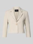 s.Oliver BLACK LABEL Regular Fit Kurzblazer mit Reverskragen in Beige,...