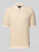 Jack & Jones Premium Regular Fit Poloshirt in Strick-Optik Modell 'Kin...