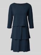 Betty Barclay Regular Fit Minikleid mit Strukturmuster in Marine, Größ...