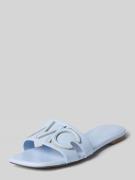 Marc Cain Bags & Shoes Sandalen mit Logo-Detail in Hellblau, Größe 37