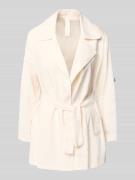 Marella Regular Fit Blazer aus Viskose-Mix Modell 'Lampada' in Weiss, ...