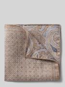 Verugia Einstecktuch aus Leinen-Mix mit Seiden-Anteil in Beige, Größe ...