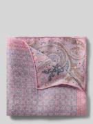 Verugia Einstecktuch aus Leinen-Mix mit Seiden-Anteil in Hellrosa, Grö...
