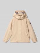 Killtec Jacke mit Kapuze und Label-Detail in Sand, Größe 128