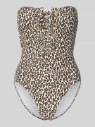 Michael Kors Badeanzug mit Schnürung Modell 'SMALL LEOPARD LACE UP ONE...