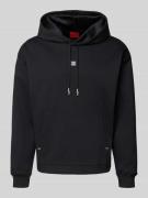 HUGO Regular Fit Hoodie aus Baumwoll-Mix Modell 'DINEO' in Black, Größ...
