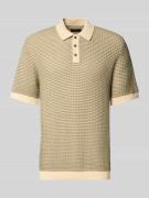 Jack & Jones Premium Regular Fit Poloshirt in Strick-Optik Modell 'Kin...