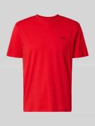 HUGO Regular Fit T-Shirt aus reiner Baumwolle Modell 'DERO222' in Rot,...
