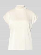 Jake*s Collection Blusenshirt mit Stehkragen in Beige, Größe 38