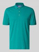Brax Slim Fit Poloshirt aus Baumwoll-Mix Modell 'Pete' in Gruen, Größe...