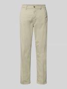 MAC Chino mit Eingrifftaschen in Schilf, Größe 34