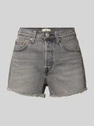 Levi's® Regular Fit Jeansshorts aus Baumwoll-Mix Modell '501®' in Anth...