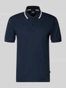 BOSS Slim Fit Poloshirt aus reiner Baumwolle Modell 'PENROSE' in Marin...