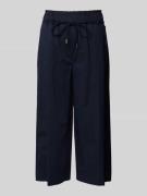 Marc Cain Culotte mit elastischem Bund und Bindegürtel in Marine, Größ...