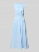 Forever New Cocktailkleid aus Leinen Modell 'Rosie' in Bleu, Größe 32