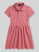 Polo Ralph Lauren Kids Polokleid aus Baumwollmix mit Labelstitching in...
