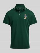 Polo Ralph Lauren Poloshirt mit Polo Bear-Print in Gruen, Größe L