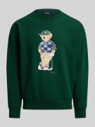 Polo Ralph Lauren Strickpullover mit Polo Bear-Stitching in Gruen, Grö...