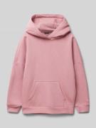 CARS JEANS Hoodie mit Label-Detail Modell 'ORLA' in Pink, Größe 140