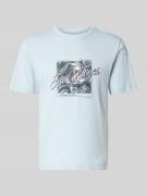 Jack & Jones T-Shirt mit Rundhalsausschnitt Modell 'HONOLULU' in Hellb...