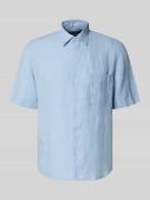 Marc O'Polo Regular Fit Freizeithemd aus reinem Leinen in Hellblau, Gr...