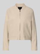 s.Oliver BLACK LABEL Regular Fit Blouson mit Viskose-Anteil in Ecru, G...