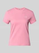 Tom Tailor Denim Regular Fit T-Shirt aus reiner Baumwolle in Pink, Grö...