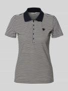 Tom Tailor Regular Fit Poloshirt aus Baumwoll-Mix in Marine, Größe L