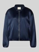 Tom Tailor Regular Fit Blouson mit College-Kragen in Dunkelblau, Größe...