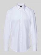 BOSS Slim Fit Businesshemd aus reiner Baumwolle Modell 'H-HANK-K' in W...