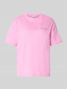 Marc O'Polo Denim Regular Fit T-Shirt aus reiner Baumwolle in Pink, Gr...