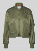 Original Bombers Bomberjacke mit Zweiwege-Reißverschluss in Khaki, Grö...
