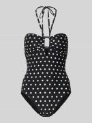 Michael Kors Bandeau-Badeanzug im Allover-Look Modell 'CLASSIC DOT BAN...